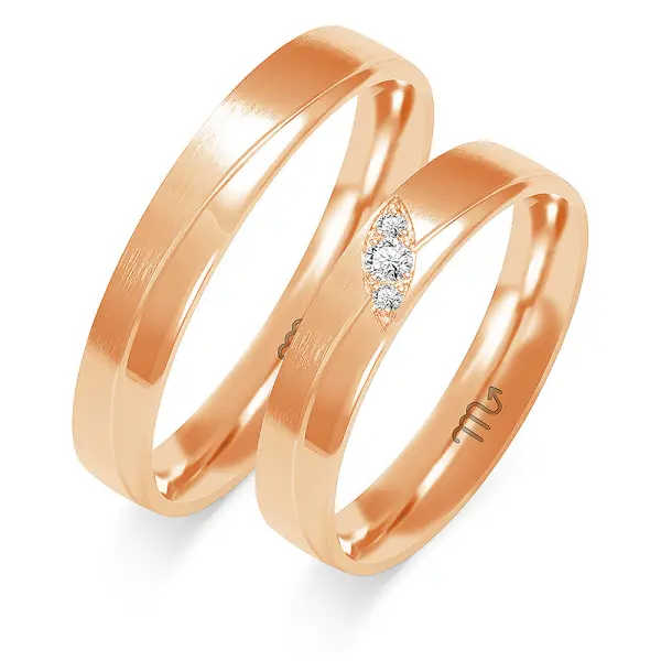 Obrączki ślubne - Wzór BJA 202