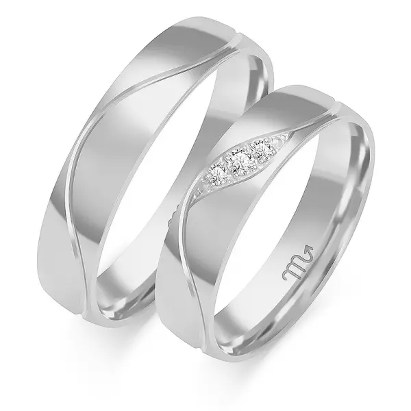 Obrączki ślubne - Wzór BJA 203