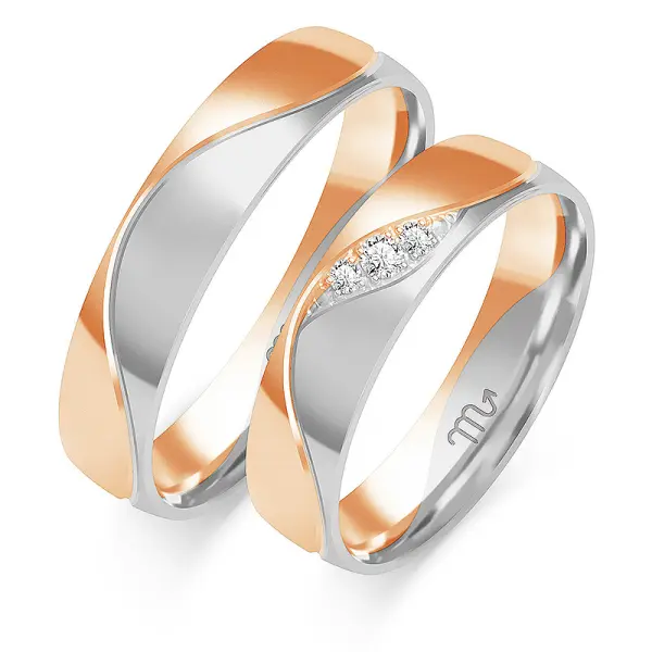 Obrączki ślubne - Wzór BJA 203