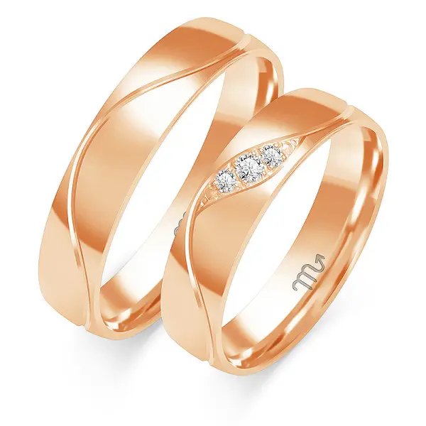 Obrączki ślubne - Wzór BJA 203