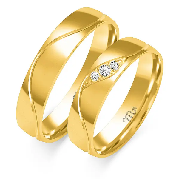 Obrączki ślubne - Wzór BJA 203