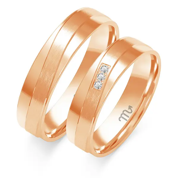 Obrączki ślubne - Wzór BJA 206