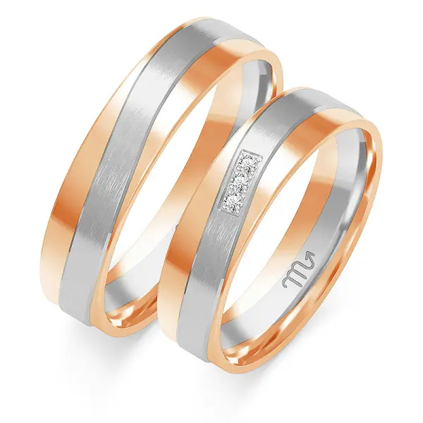 Obrączki ślubne - Wzór BJA 206