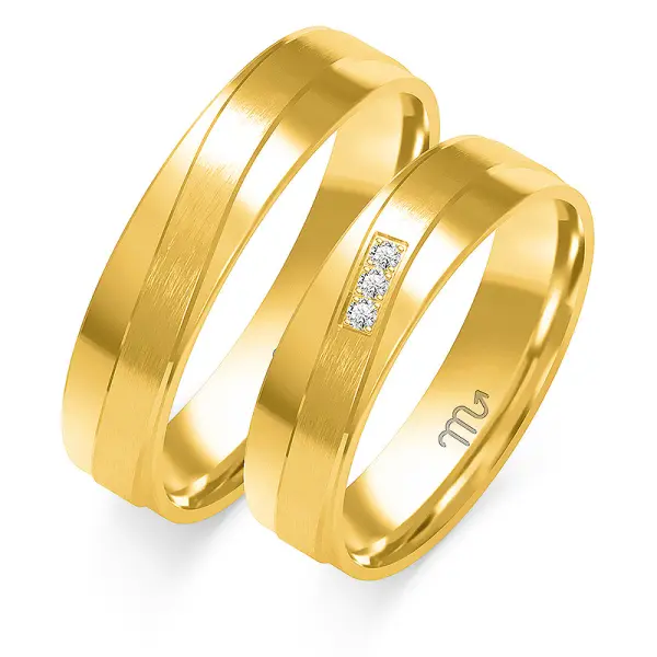 Obrączki ślubne - Wzór BJA 206