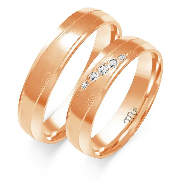 Obrączki ślubne - Wzór BJA 208