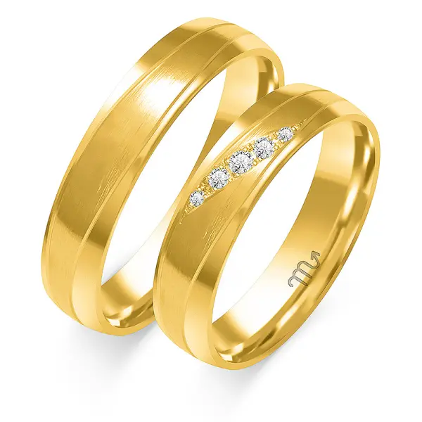 Obrączki ślubne - Wzór BJA 208