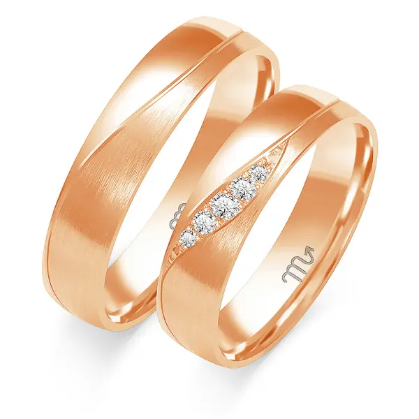 Obrączki ślubne - Wzór BJA 212