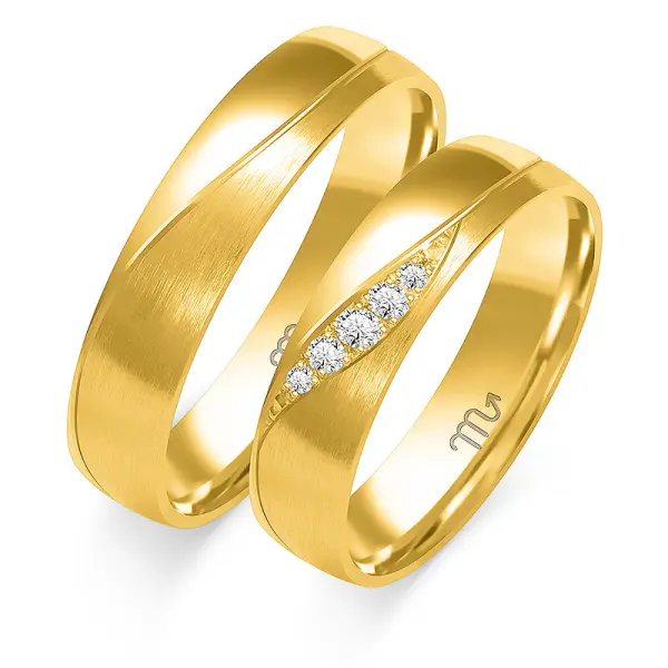 Obrączki ślubne - Wzór BJA 212