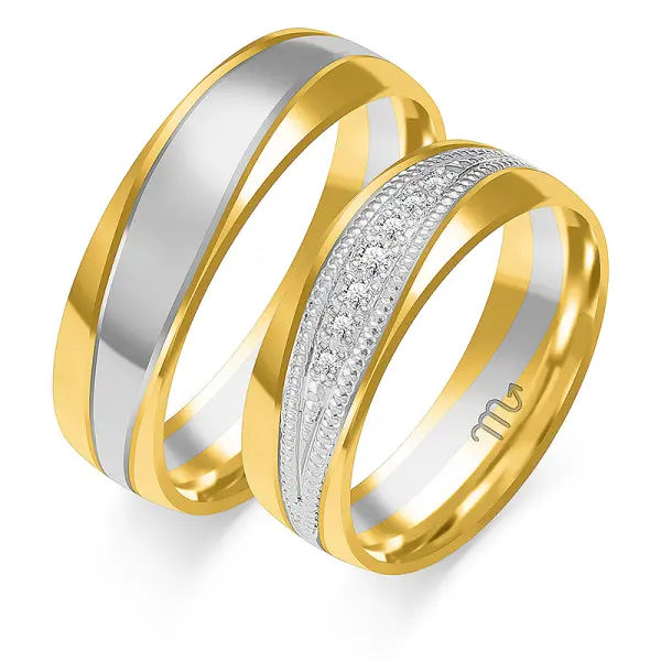 Obrączki ślubne - Wzór BJA 215