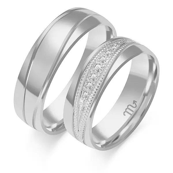 Obrączki ślubne - Wzór BJA 215