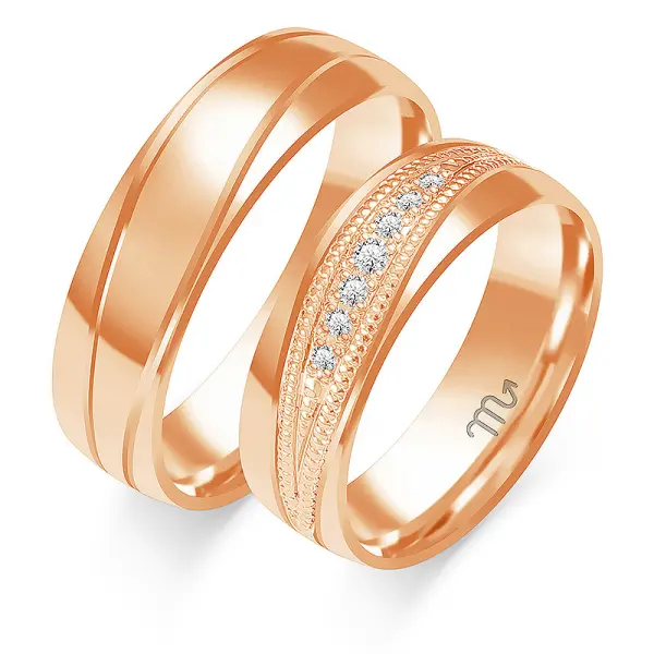 Obrączki ślubne - Wzór BJA 215