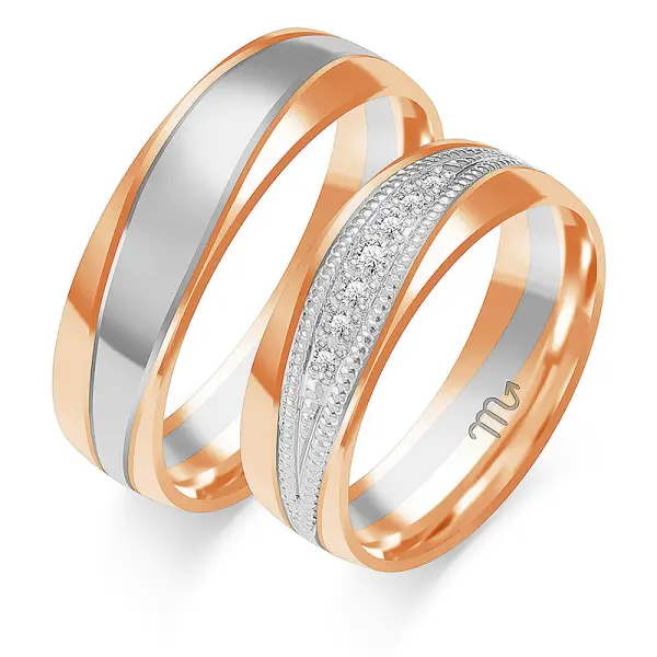 Obrączki ślubne - Wzór BJA 215