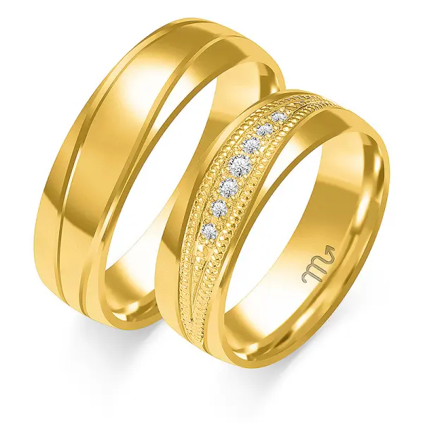 Obrączki ślubne - Wzór BJA 215