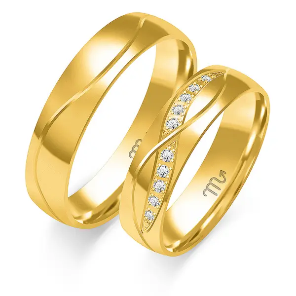 Obrączki ślubne - Wzór BJA 219