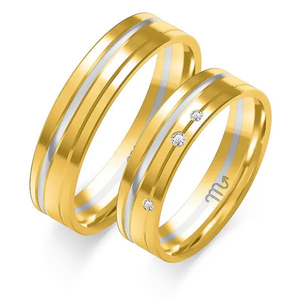 Obrączki ślubne - Wzór BJA 220