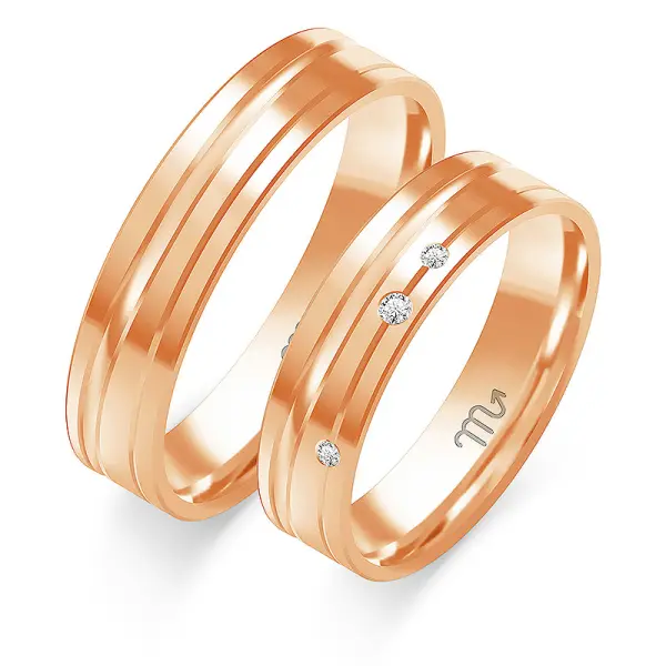 Obrączki ślubne - Wzór BJA 220