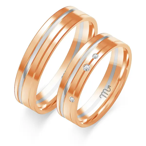 Obrączki ślubne - Wzór BJA 220