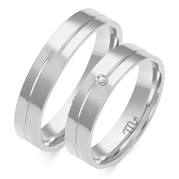 Obrączki ślubne - Wzór OG 80