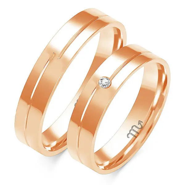 Obrączki ślubne - Wzór OG 80