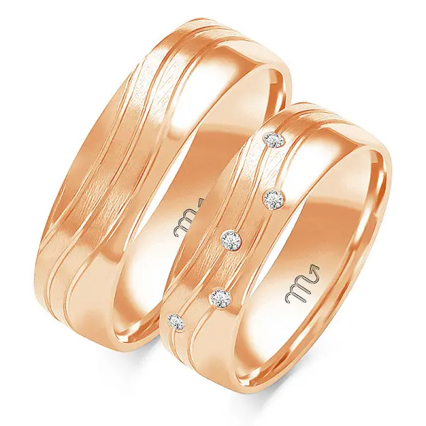 Obrączki ślubne - Wzór OG 86