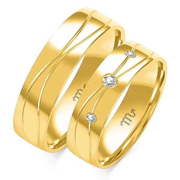 Obrączki ślubne - Wzór OG 96