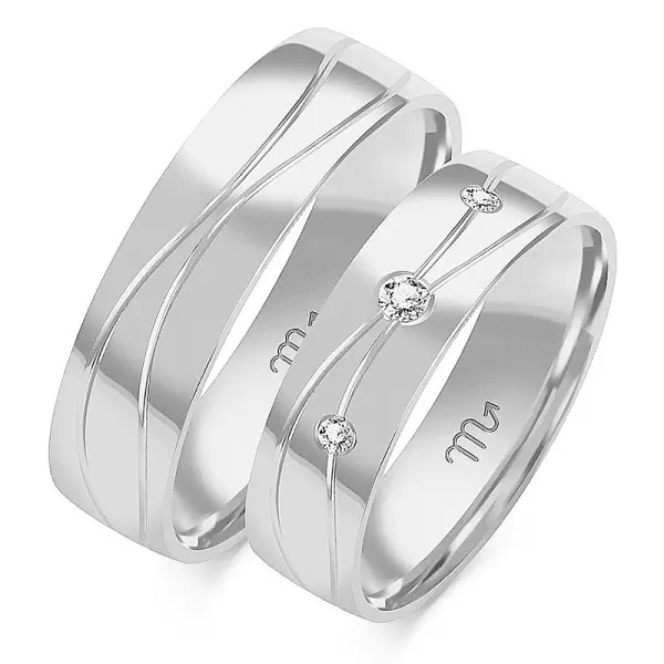 Obrączki ślubne - Wzór OG 96