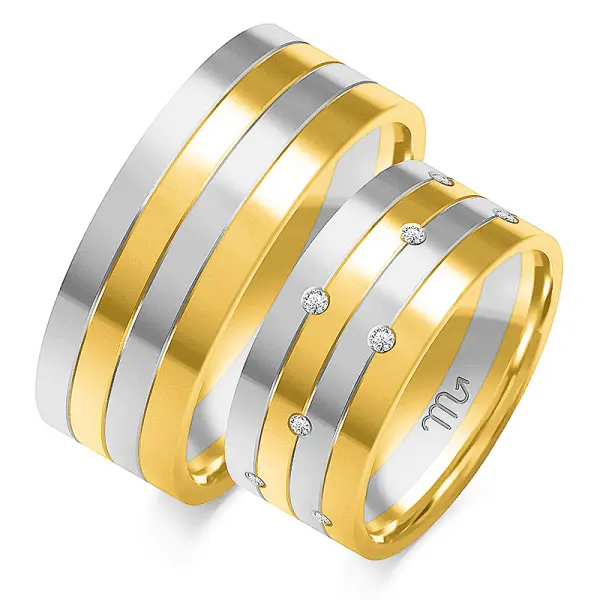 Obrączki ślubne - Wzór OZB 1