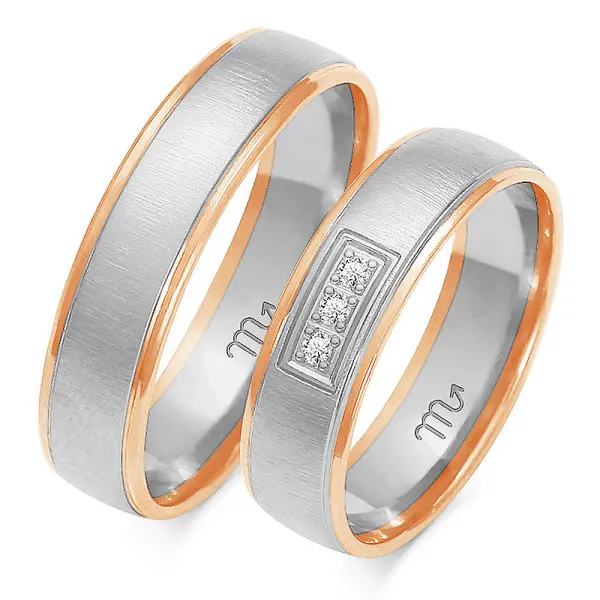 Obrączki ślubne - Wzór OZB 103