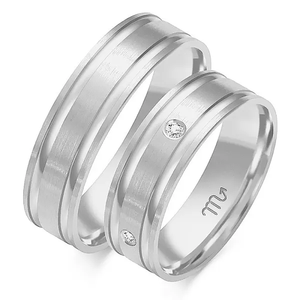 Obrączki ślubne - Wzór OZB 104