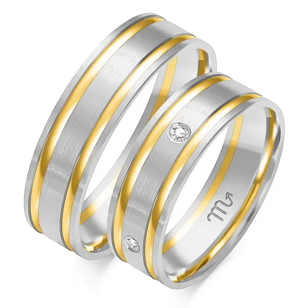 Obrączki ślubne - Wzór OZB 104