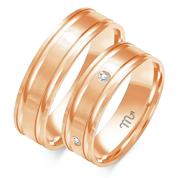 Obrączki ślubne - Wzór OZB 104