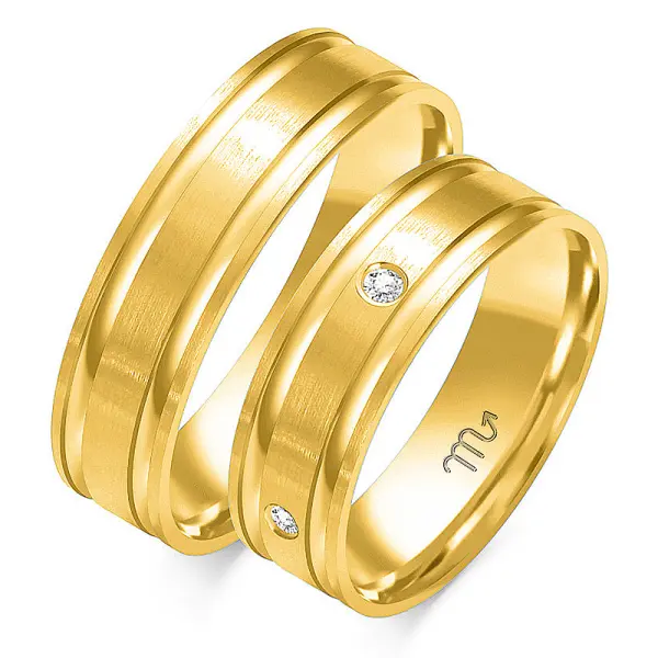 Obrączki ślubne - Wzór OZB 104