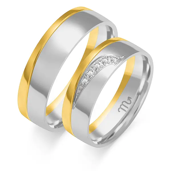 Obrączki ślubne - Wzór OZB 12