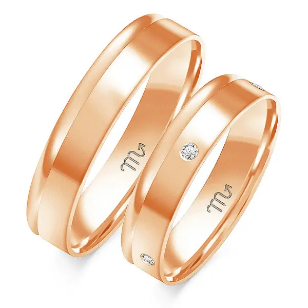 Obrączki ślubne - Wzór OZB 129