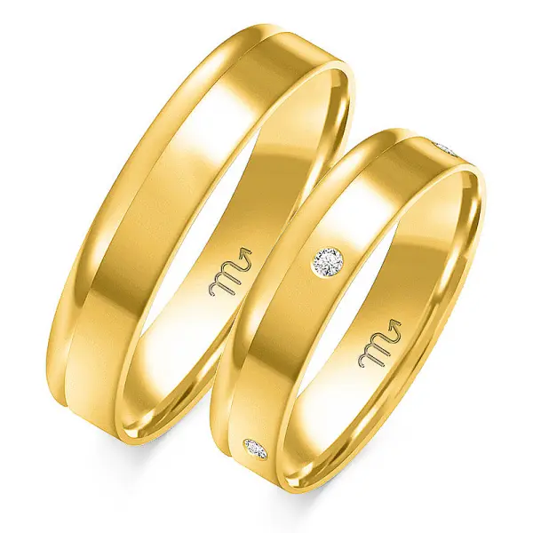 Obrączki ślubne - Wzór OZB 129