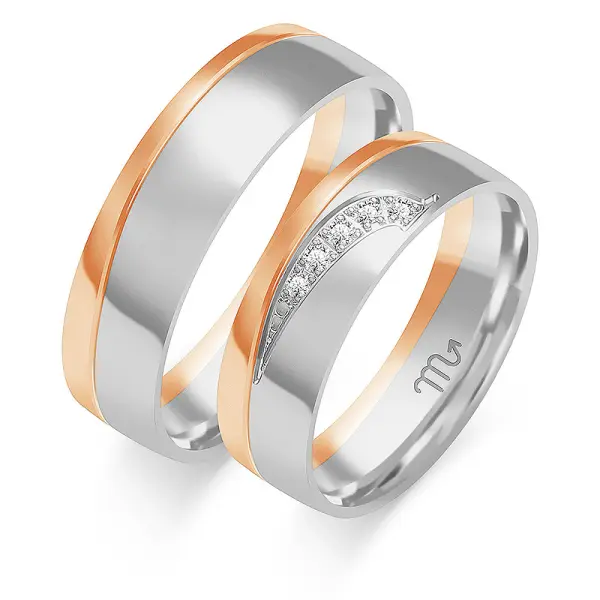 Obrączki ślubne - Wzór OZB 12