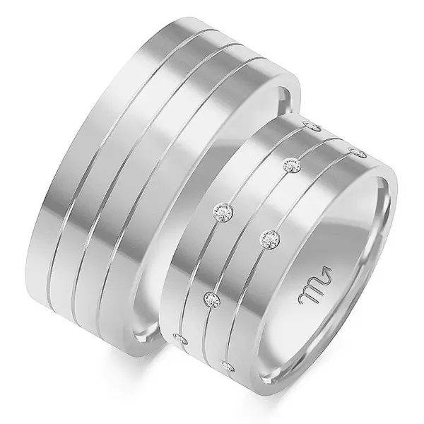 Obrączki ślubne - Wzór OZB 1