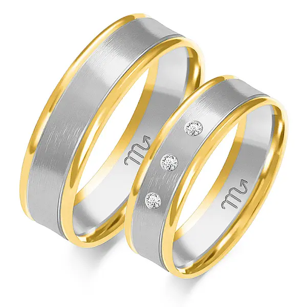 Obrączki ślubne - Wzór OZB 23