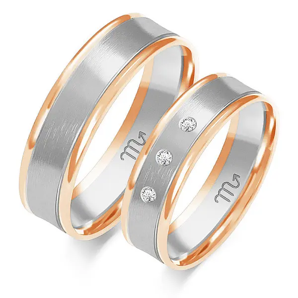 Obrączki ślubne - Wzór OZB 23