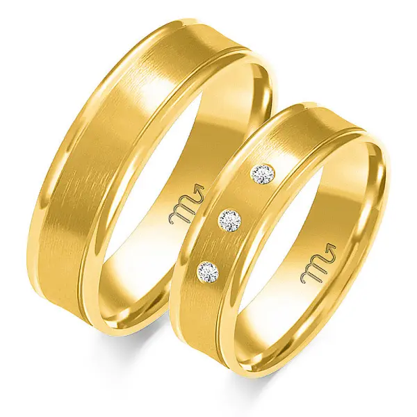 Obrączki ślubne - Wzór OZB 23