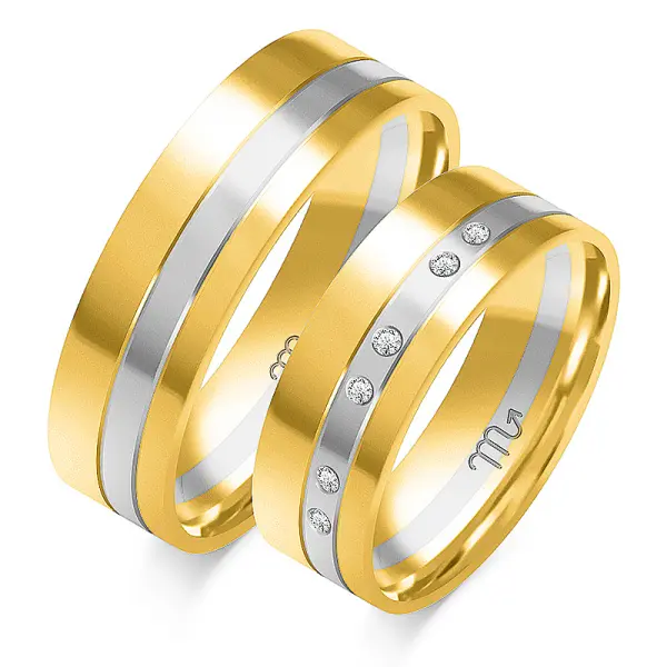 Obrączki ślubne - Wzór OZB 3