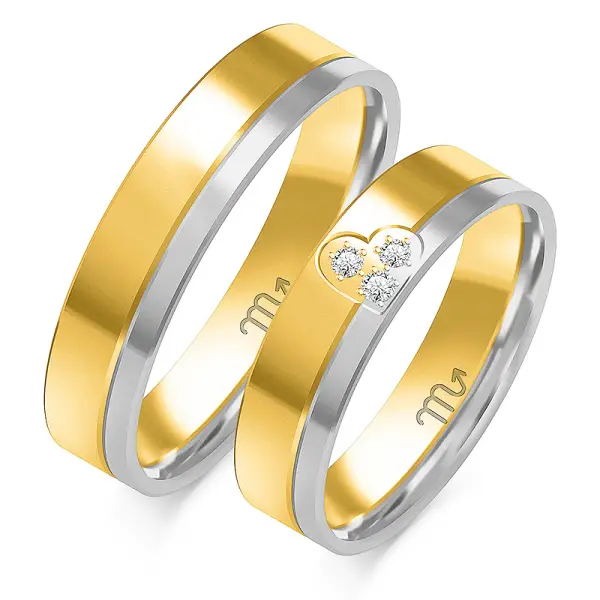 Obrączki ślubne - Wzór OZB 352