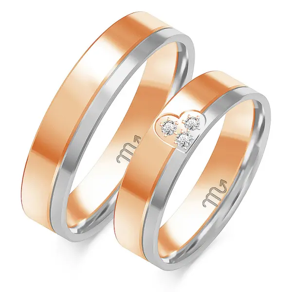 Obrączki ślubne - Wzór OZB 352