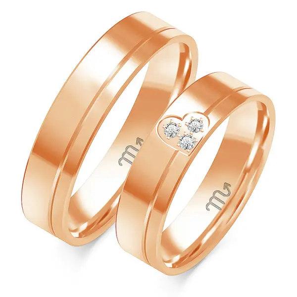 Obrączki ślubne - Wzór OZB 352