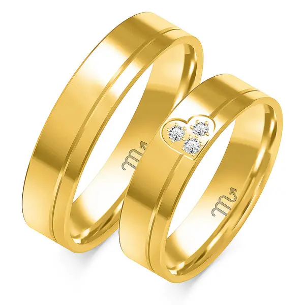 Obrączki ślubne - Wzór OZB 352