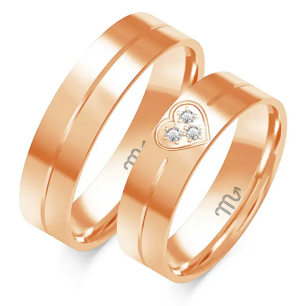 Obrączki ślubne - Wzór OZB 353