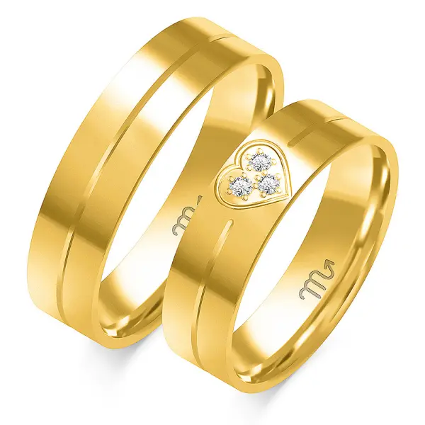 Obrączki ślubne - Wzór OZB 353