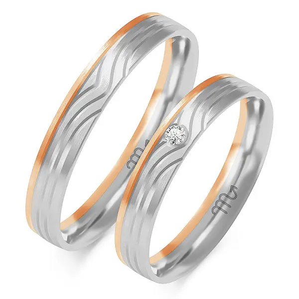 Obrączki ślubne - Wzór OZB 367