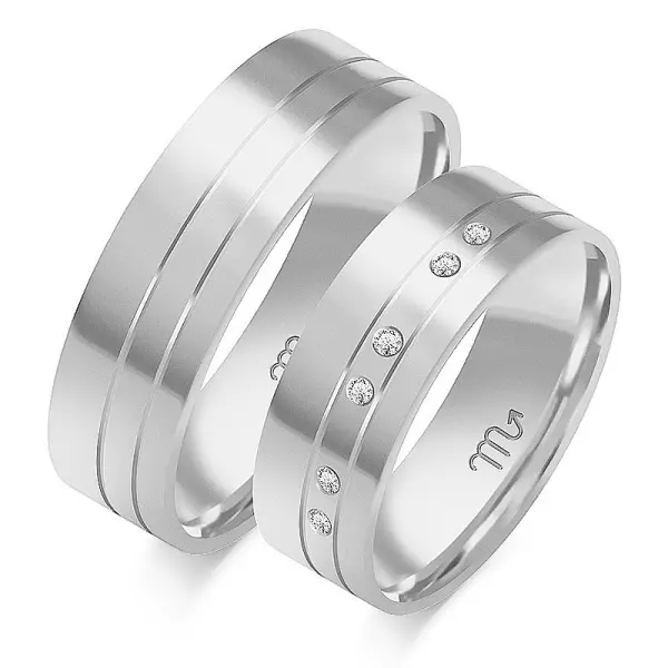 Obrączki ślubne - Wzór OZB 3