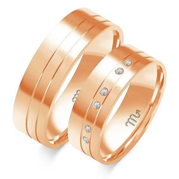 Obrączki ślubne - Wzór OZB 3